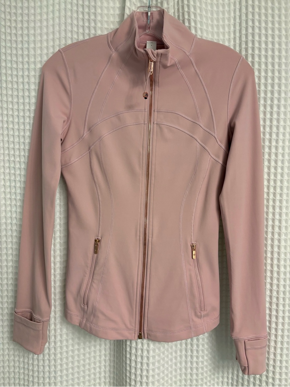 Lululemon Define Jacket Nulu ~ 6 ~ Pink Haze / Rose Gold
